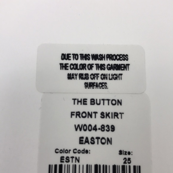 Goldsign The Button Front Denim Skirt - Picture 7 of 7